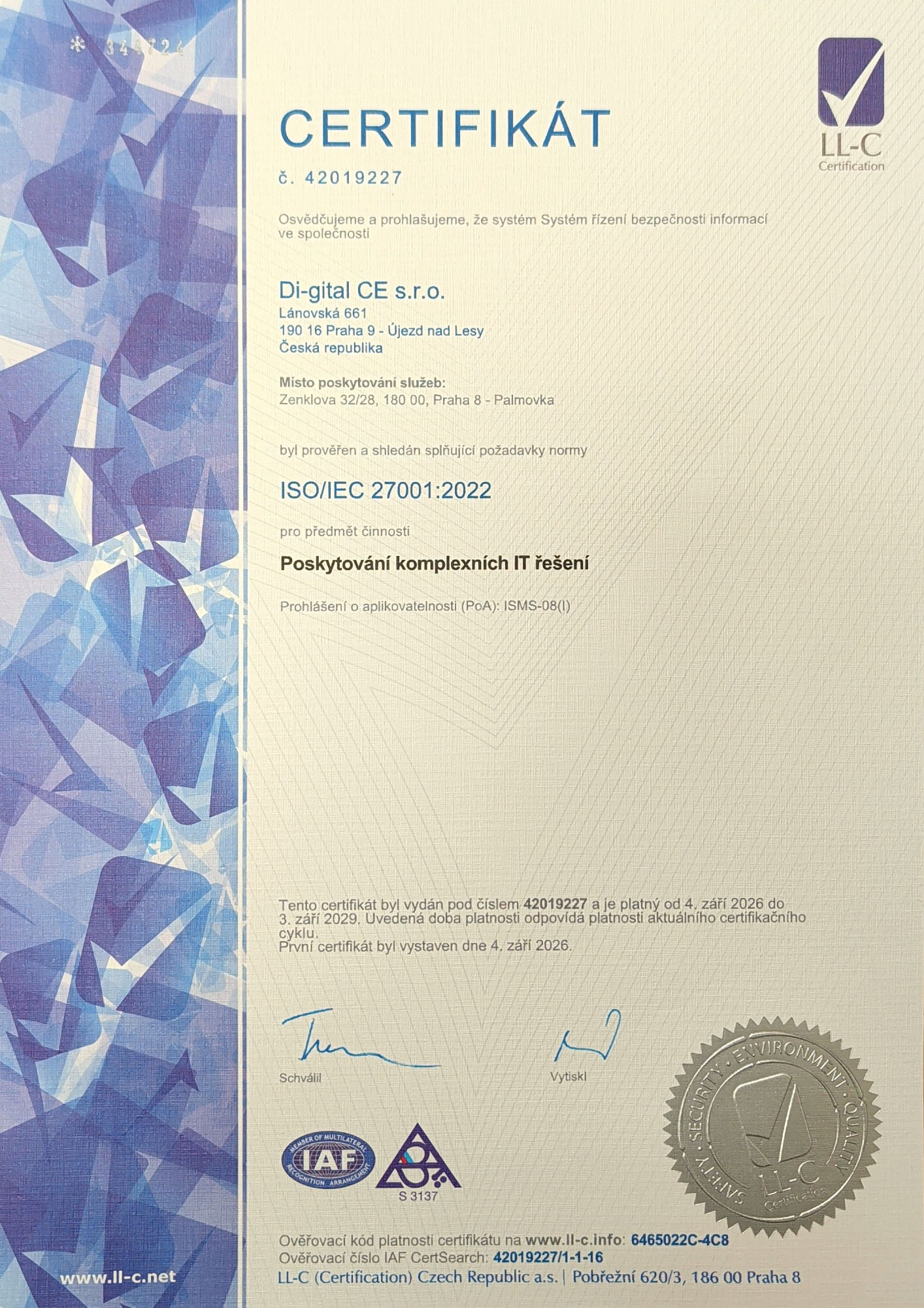 ISO/IEC 27001:2022